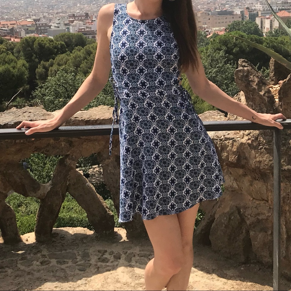 Divided by H&M skater dress with side cut outs